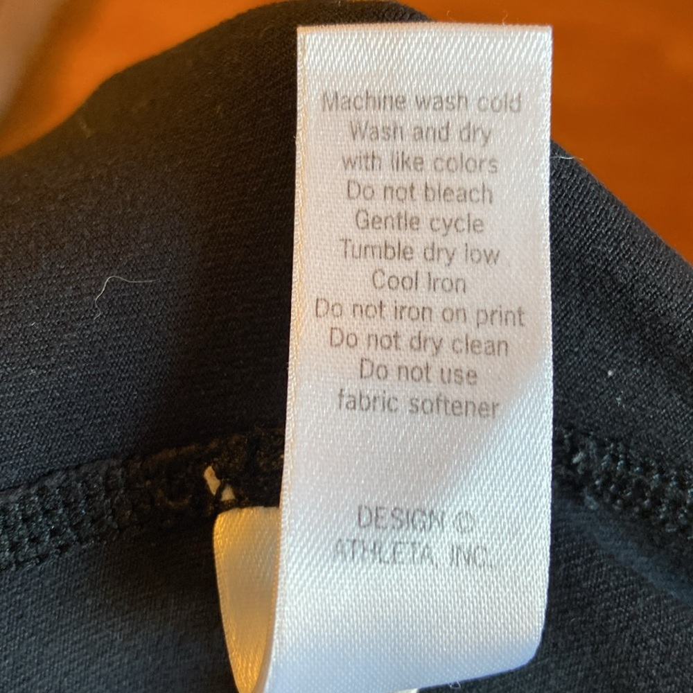 Athleta Black Yoga Pants. Size S Tall - Picture 11 of 11